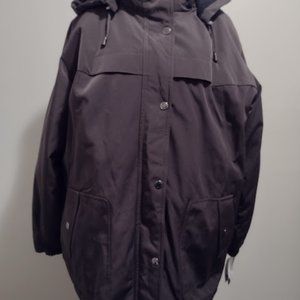 Giacca Coat, New, Size-1X, Dark-Brown